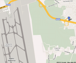 Mappa hotel Ascot Malpensa